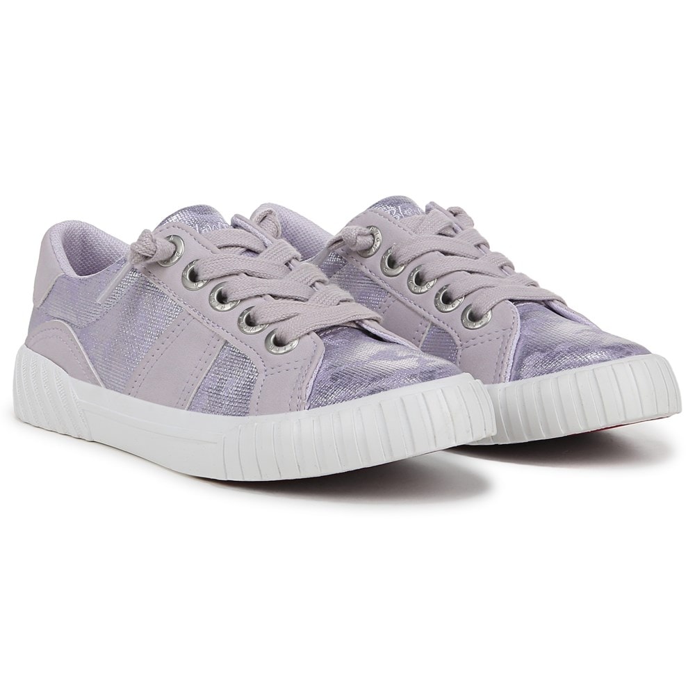 Blowfish Kids' Wave-K Slip On Sneaker Little/Big Kid - Lavender Canvas/Faux Leather