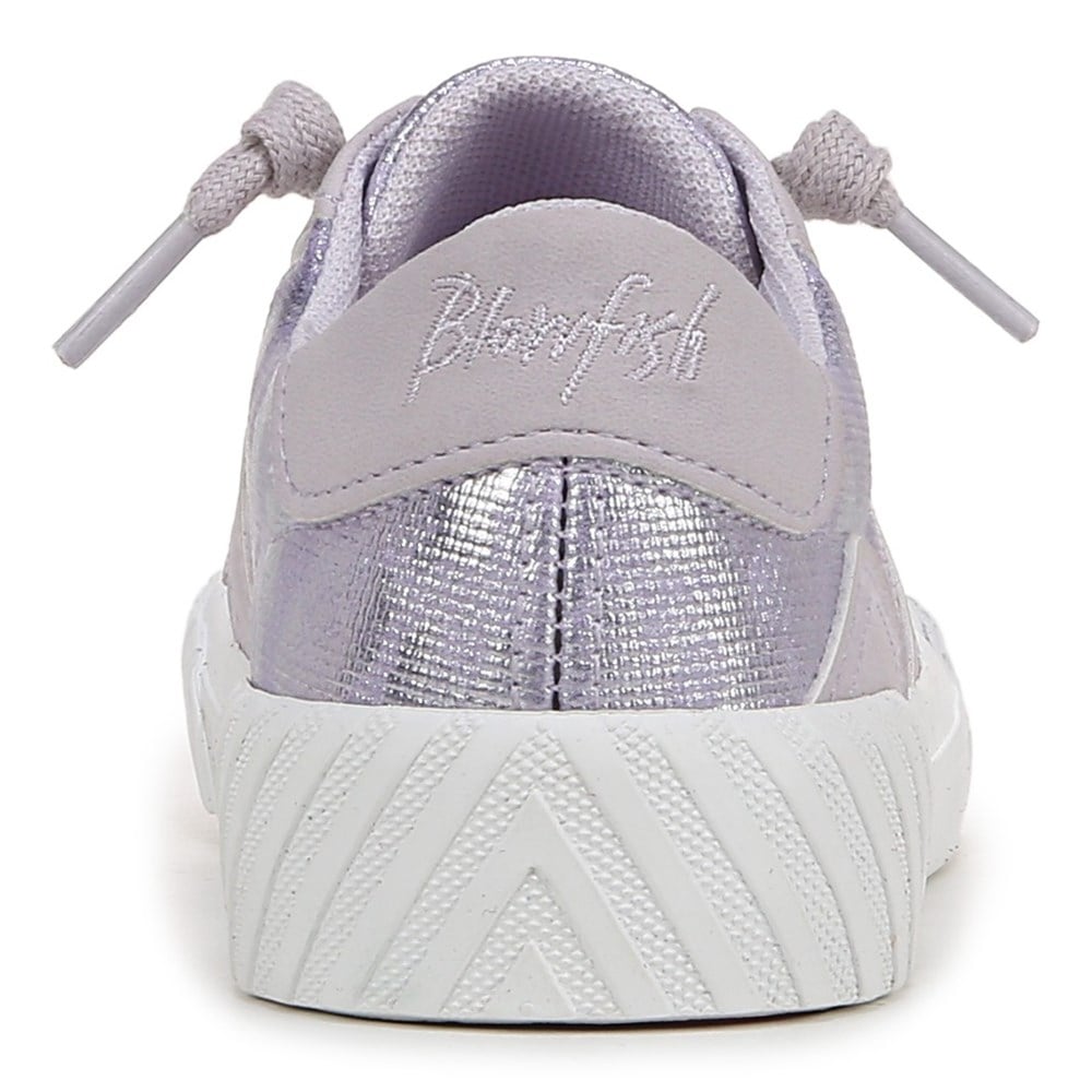 Blowfish Kids\' Wave-K Slip On Sneaker Little/Big Kid - Lavender Canvas/Faux Leather