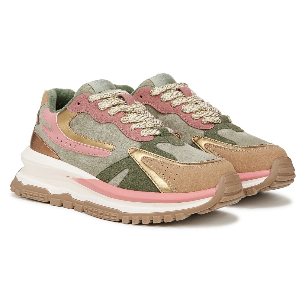 Blowfish Women's Leo Retro Lace Up Sneaker - Sage/Berry Multi