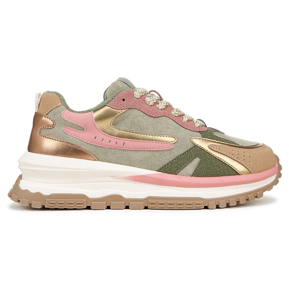 Blowfish Women\'s Leo Retro Lace Up Sneaker - Sage/Berry Multi