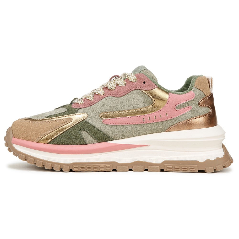 Blowfish Women\'s Leo Retro Lace Up Sneaker - Sage/Berry Multi