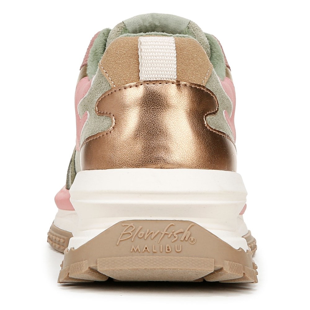 Blowfish Women\'s Leo Retro Lace Up Sneaker - Sage/Berry Multi