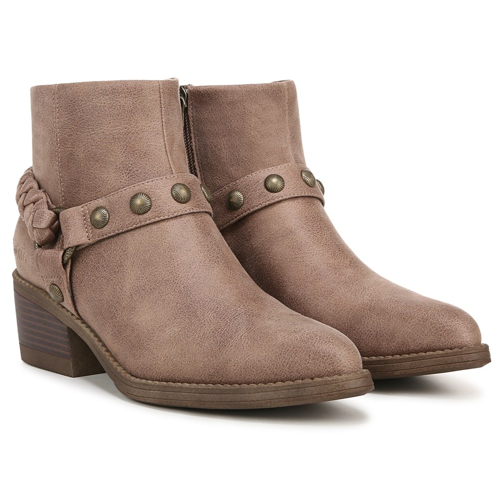 Blowfish Women's Roadtrip Western Bootie - Whiskey Faux Suede