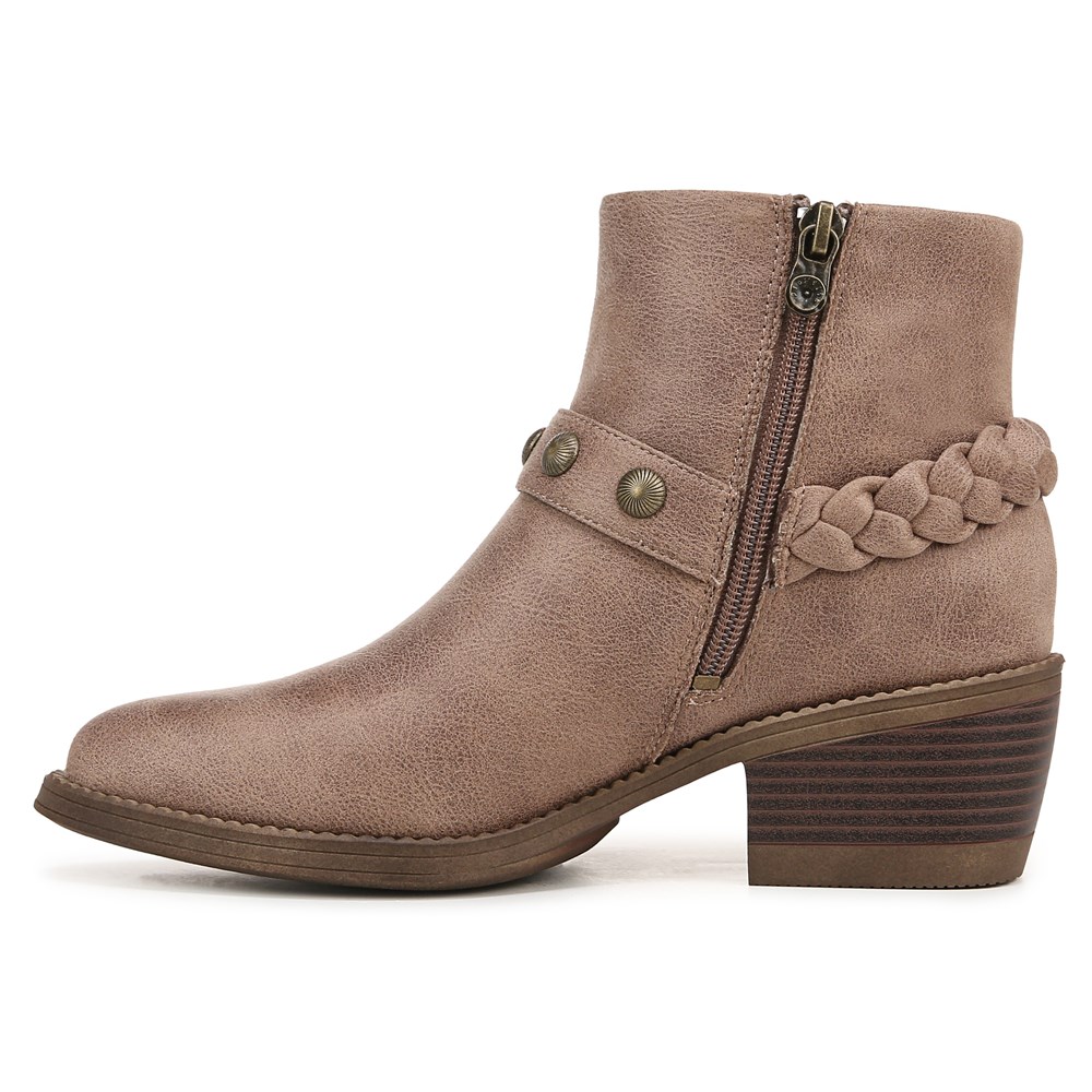 Blowfish Women\'s Roadtrip Western Bootie - Whiskey Faux Suede