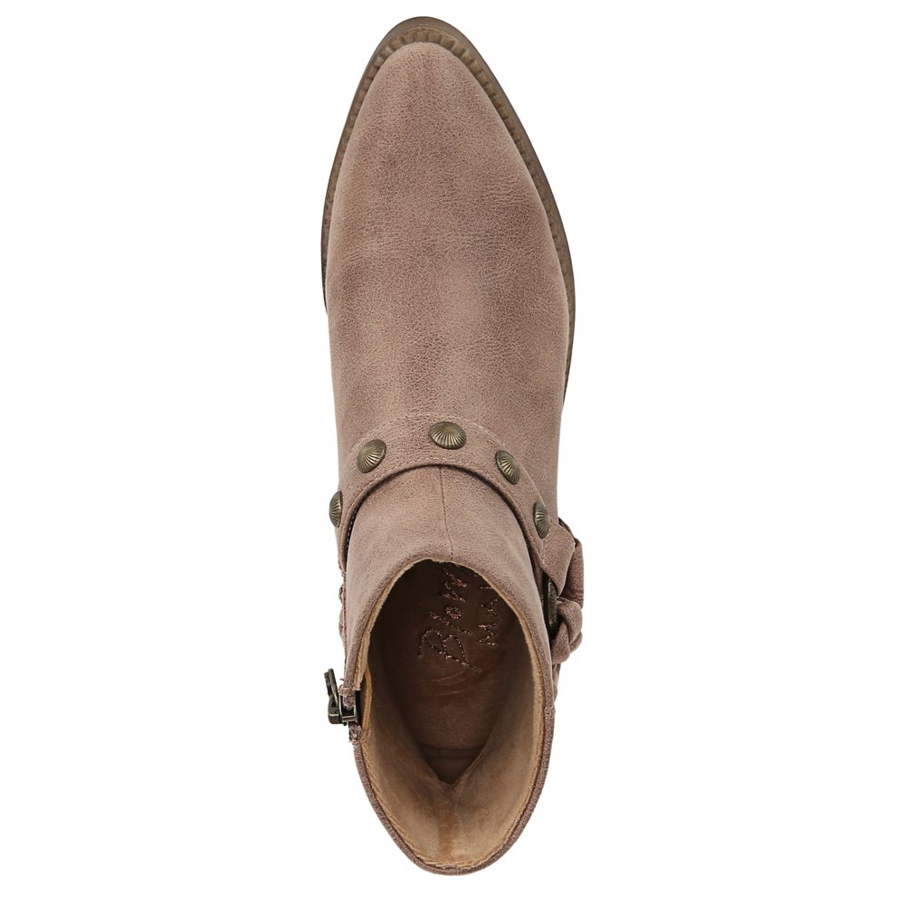 Blowfish Women\'s Roadtrip Western Bootie - Whiskey Faux Suede