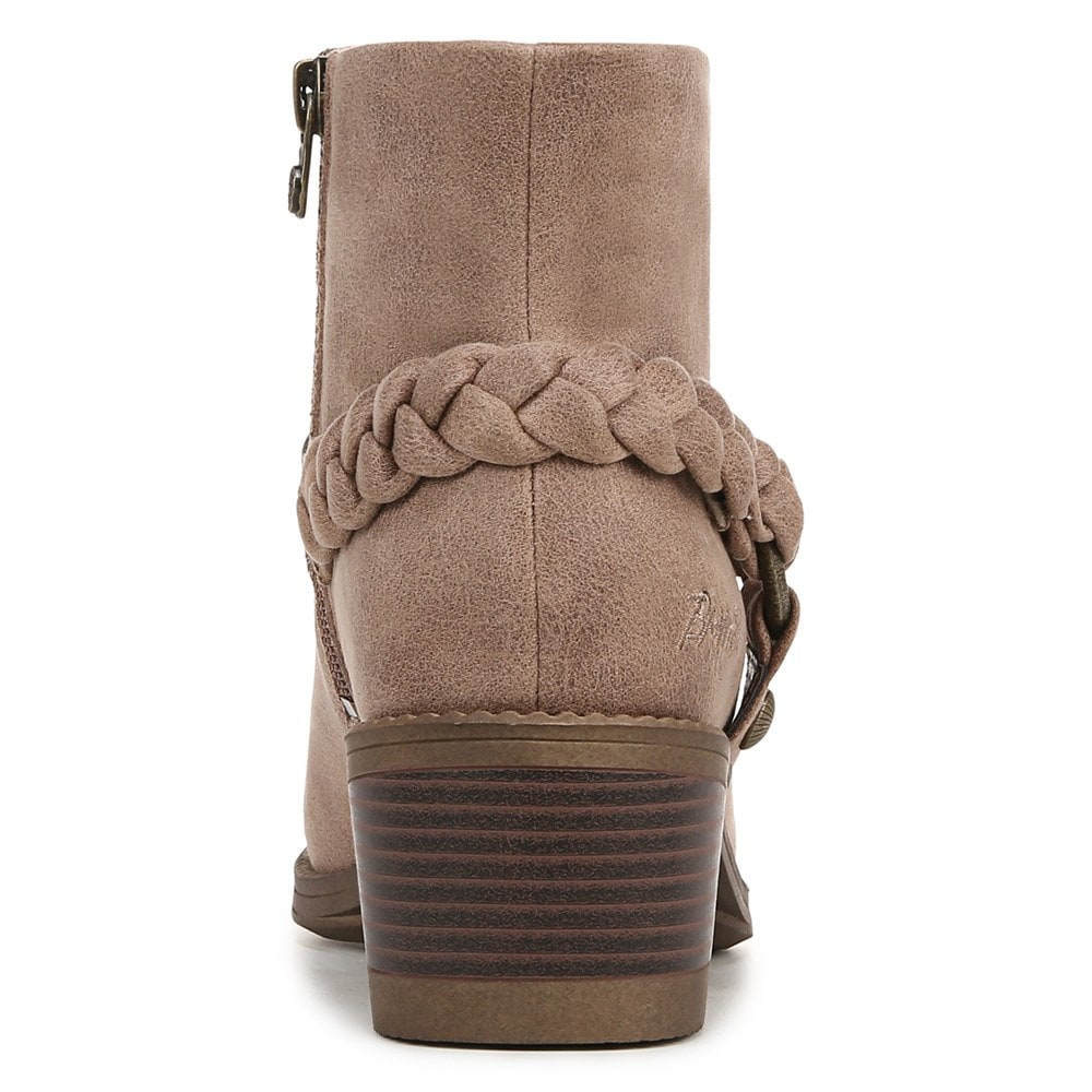 Blowfish Women\'s Roadtrip Western Bootie - Whiskey Faux Suede