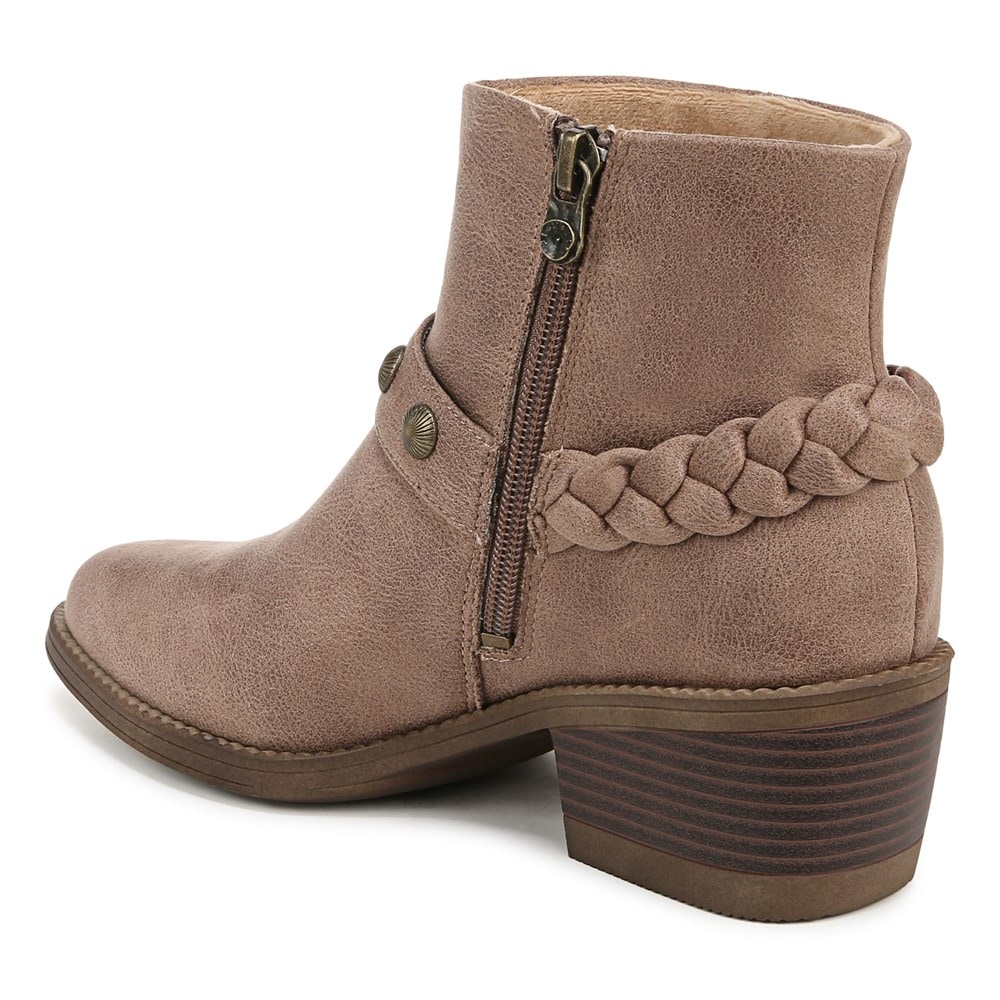 Blowfish Women\'s Roadtrip Western Bootie - Whiskey Faux Suede