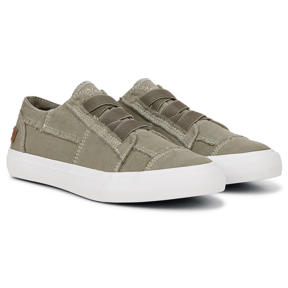 Blowfish Women's Marley Slip On Sneaker - Steel Gray Canvas
