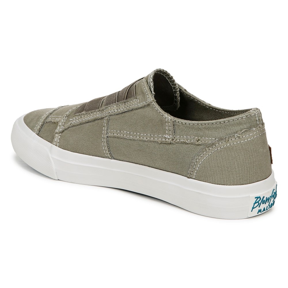 Blowfish Women\'s Marley Slip On Sneaker - Steel Gray Canvas