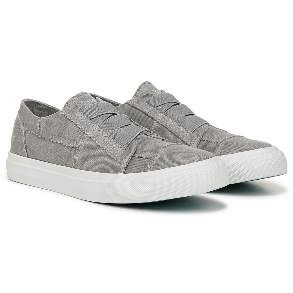 Blowfish Women's Marley Slip On Sneaker - Vapor Grey Canvas