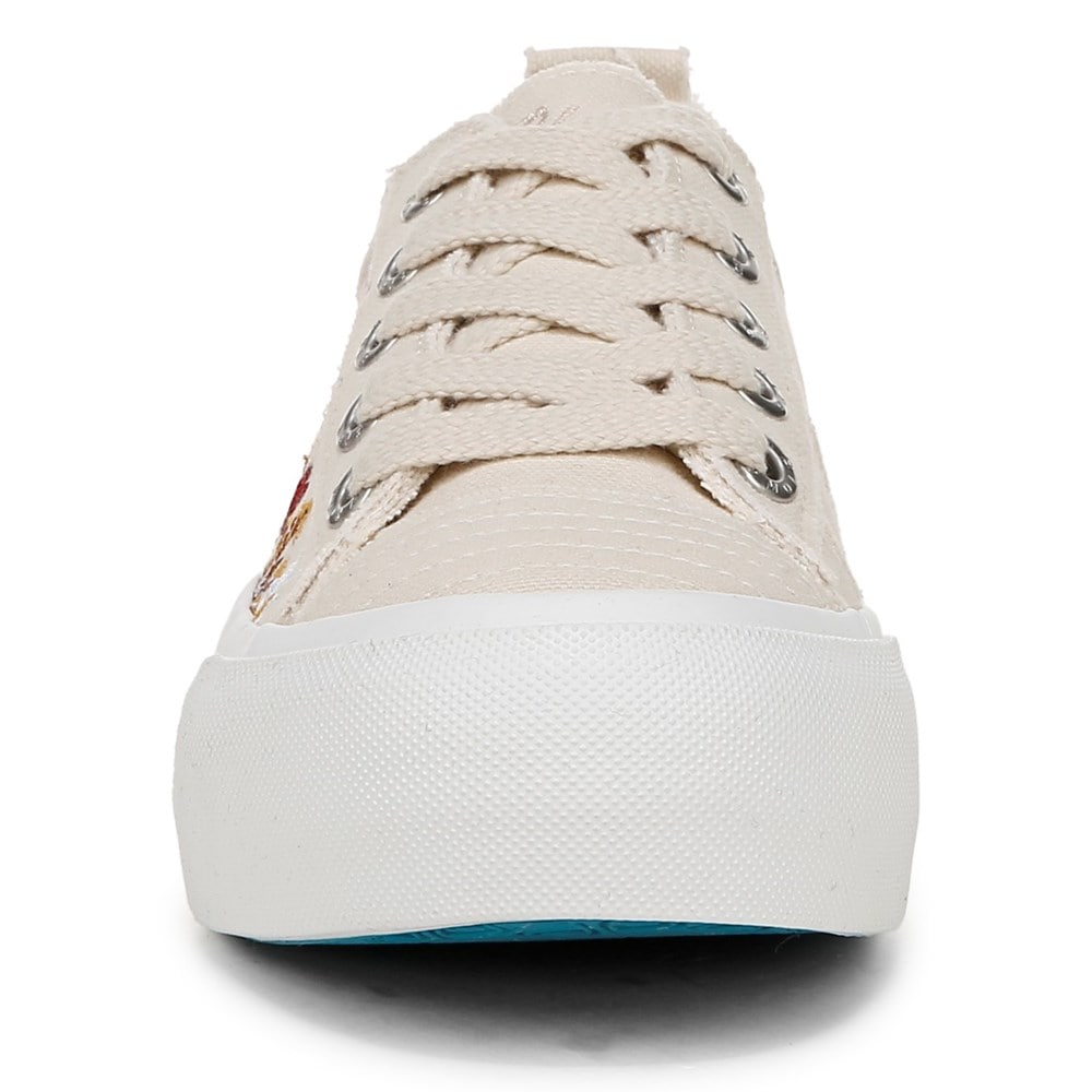 Blowfish Women\'s Sadie-Sun Platform Sneaker - White Desert Canvas