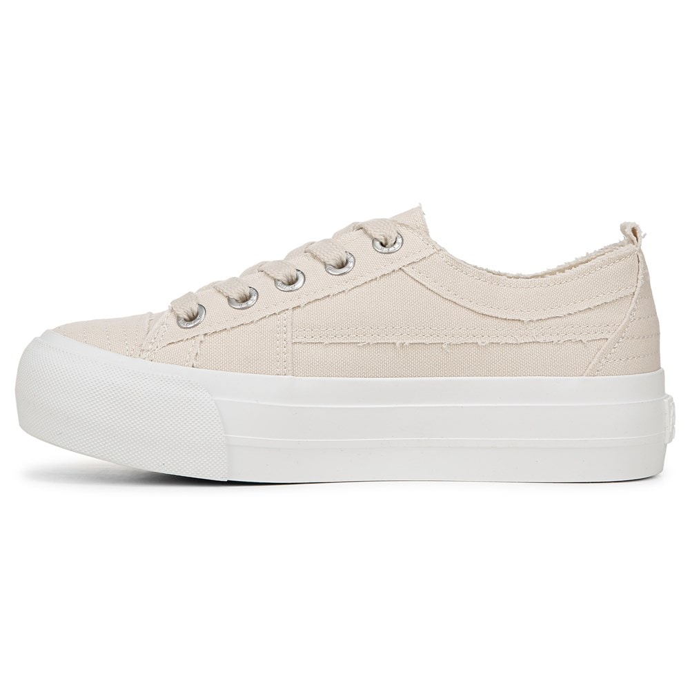 Blowfish Women\'s Sadie-Sun Platform Sneaker - White Desert Canvas