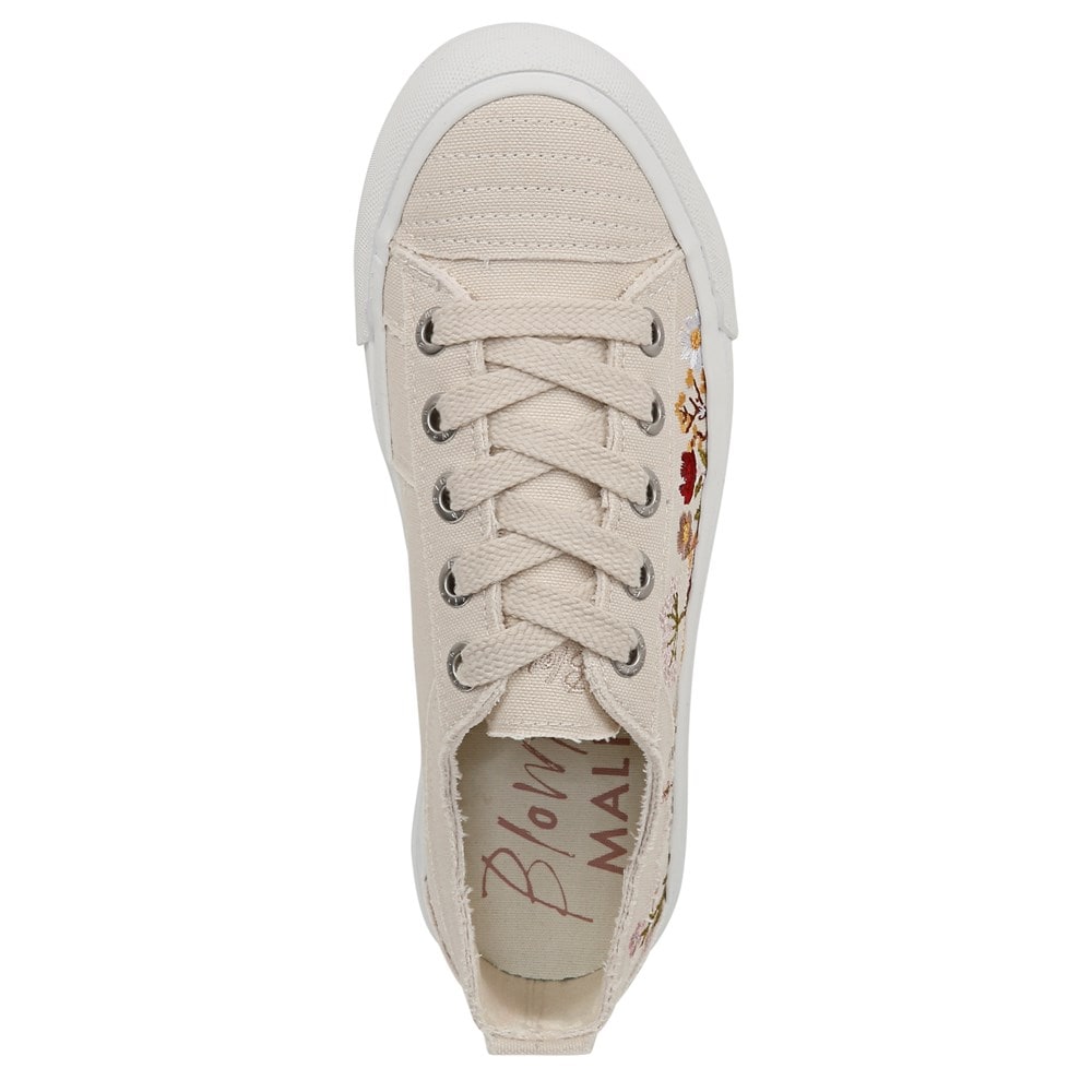 Blowfish Women\'s Sadie-Sun Platform Sneaker - White Desert Canvas