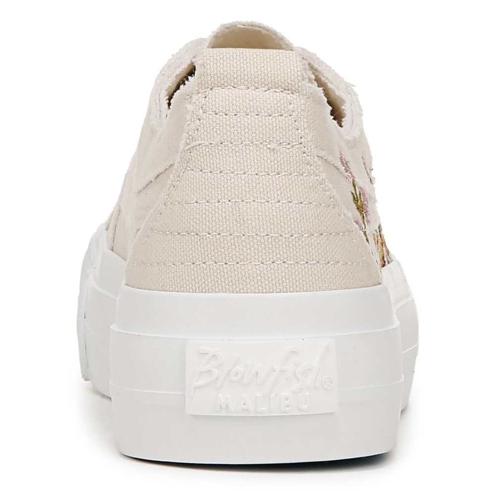 Blowfish Women\'s Sadie-Sun Platform Sneaker - White Desert Canvas