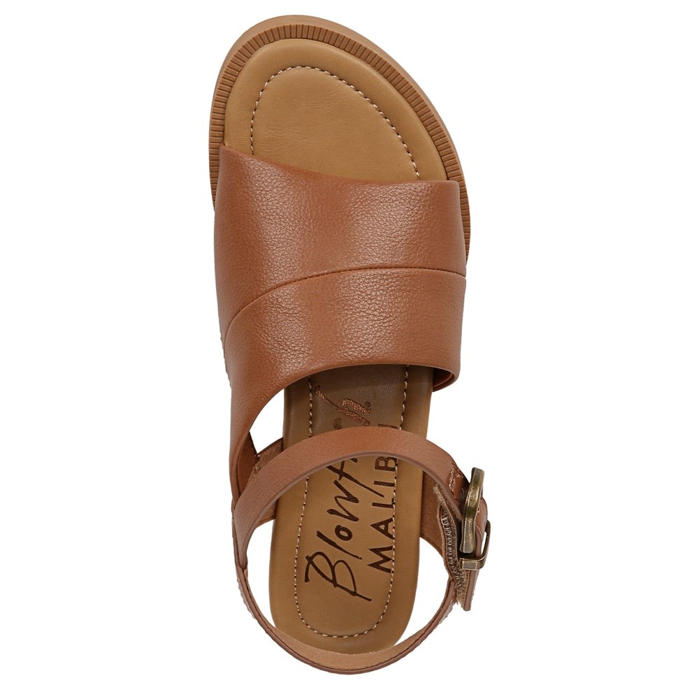 Blowfish Women\'s Ardice Sandal - Tan Faux Leather