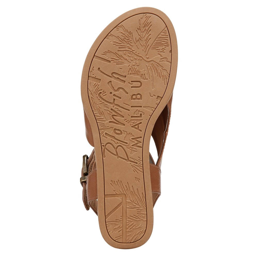Blowfish Women\'s Ardice Sandal - Tan Faux Leather