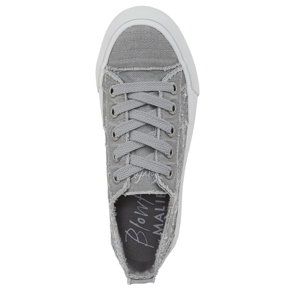 Blowfish Women\'s Sadie Sun Lace Up Sneaker - Grey/Silver