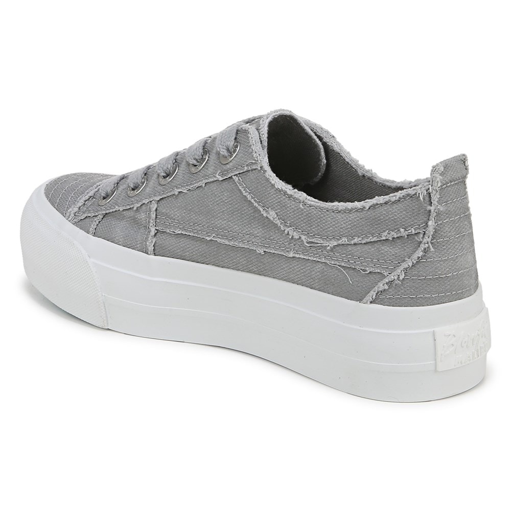 Blowfish Women\'s Sadie Sun Lace Up Sneaker - Grey/Silver