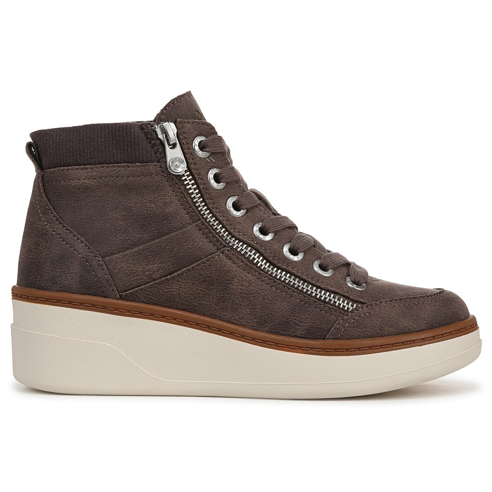 Blowfish Women\'s Camden Wedge Sneaker Boot - Grey Microsuede
