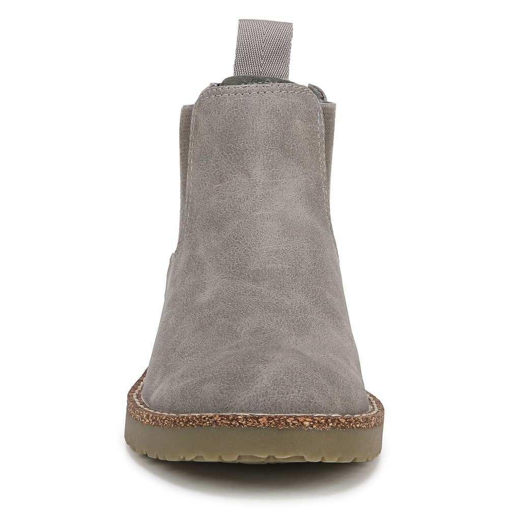 Blowfish Women\'s Chillin Chelsea Ankle Bootie - Smokey Grey Faux Leather