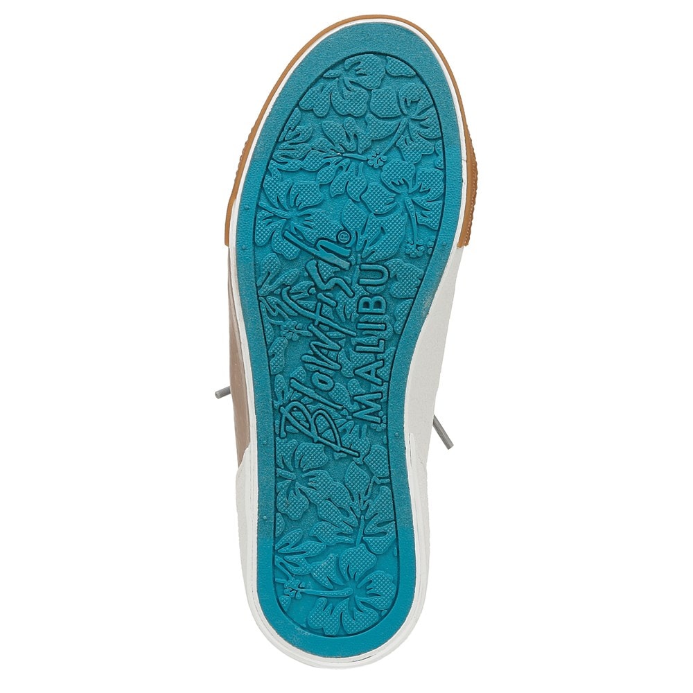 Blowfish Women\'s Wave-Hi Slip On Sneaker - Cool Grey Faux Leather