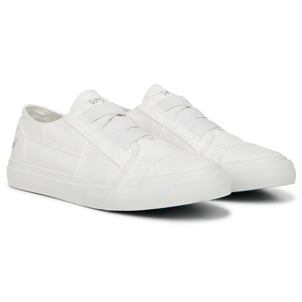 Blowfish Women's Marley Slip On Sneaker - White Canvas