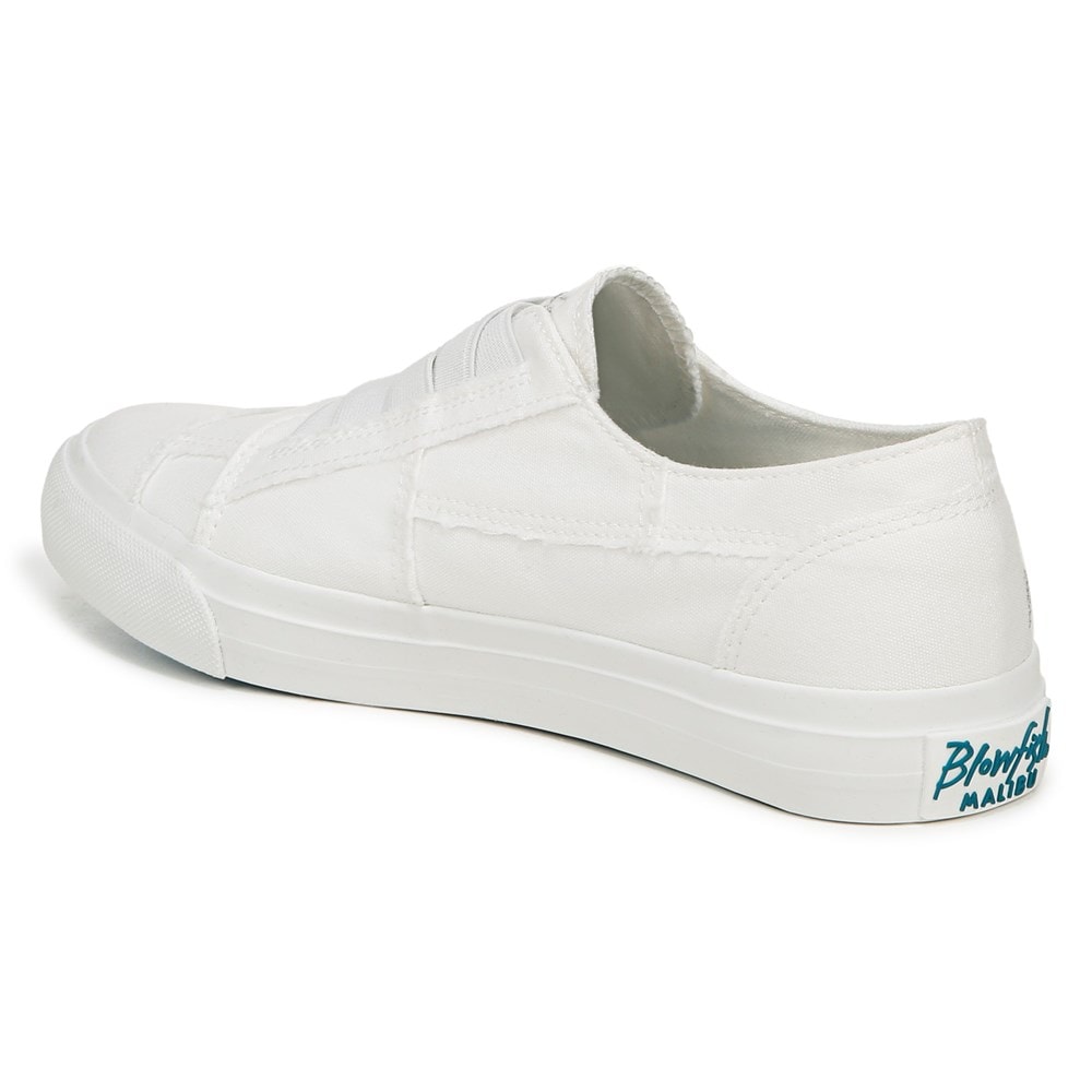 Blowfish Women\'s Marley Slip On Sneaker - White Canvas