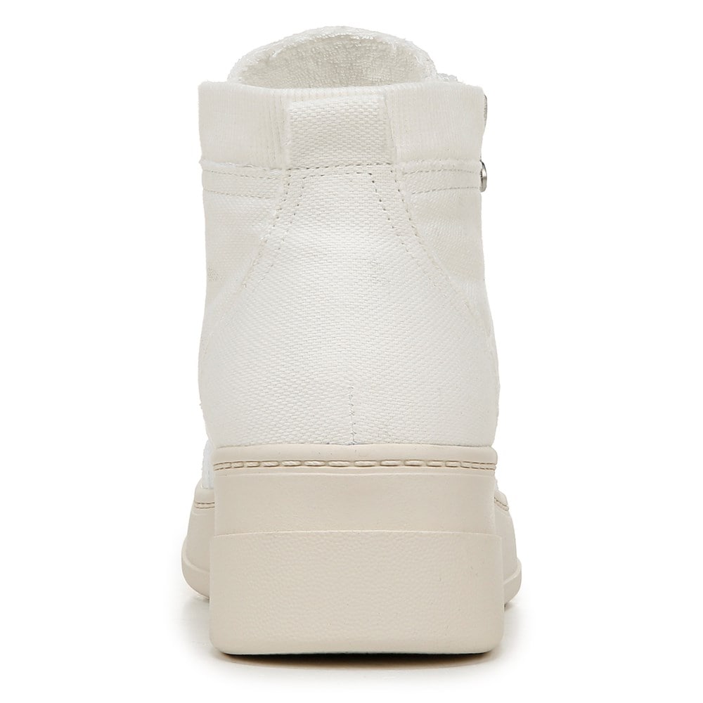 Blowfish Women\'s Camden Wedge Sneaker Boot - White Canvas