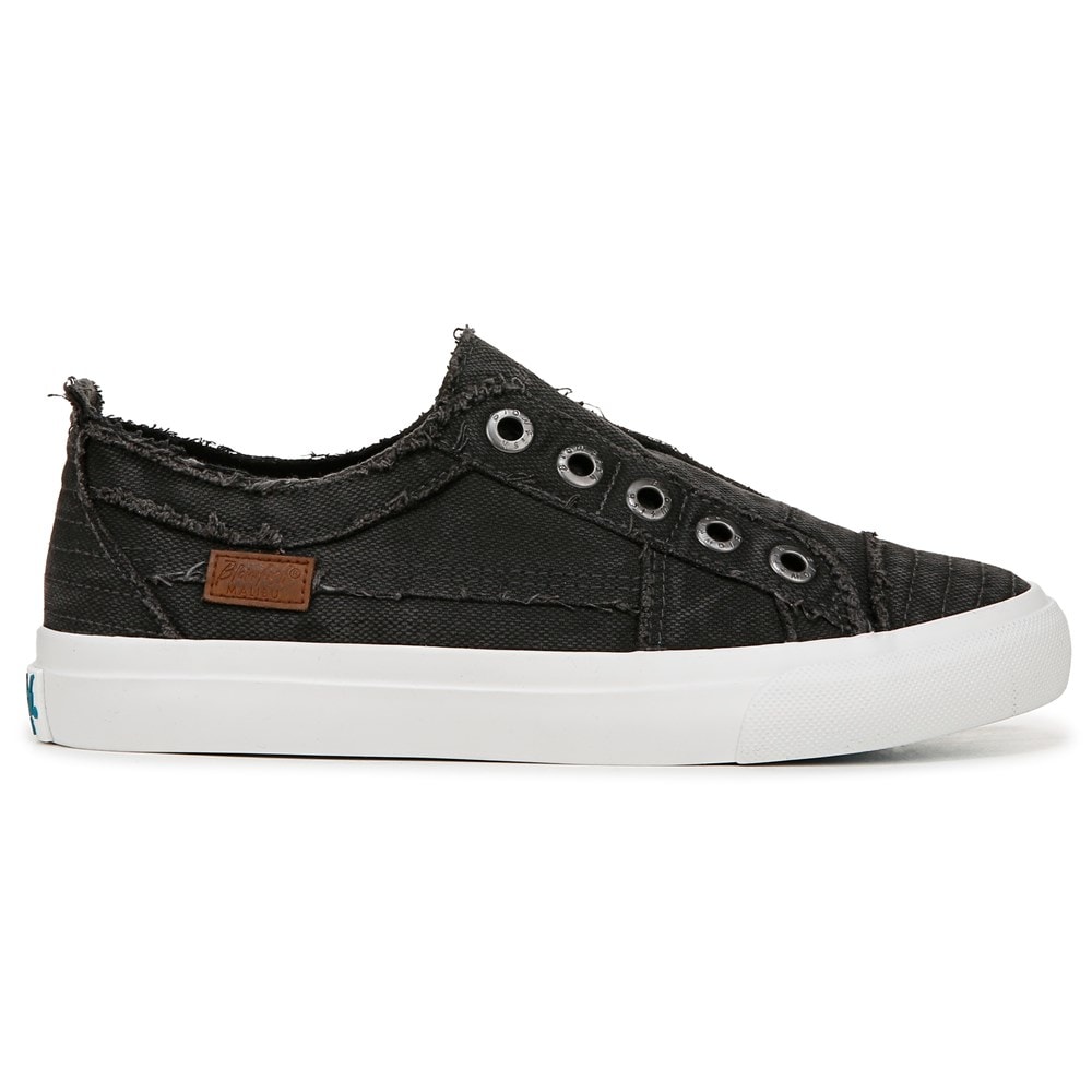 Blowfish Women\'s Play Slip On Sneaker - Black Canvas