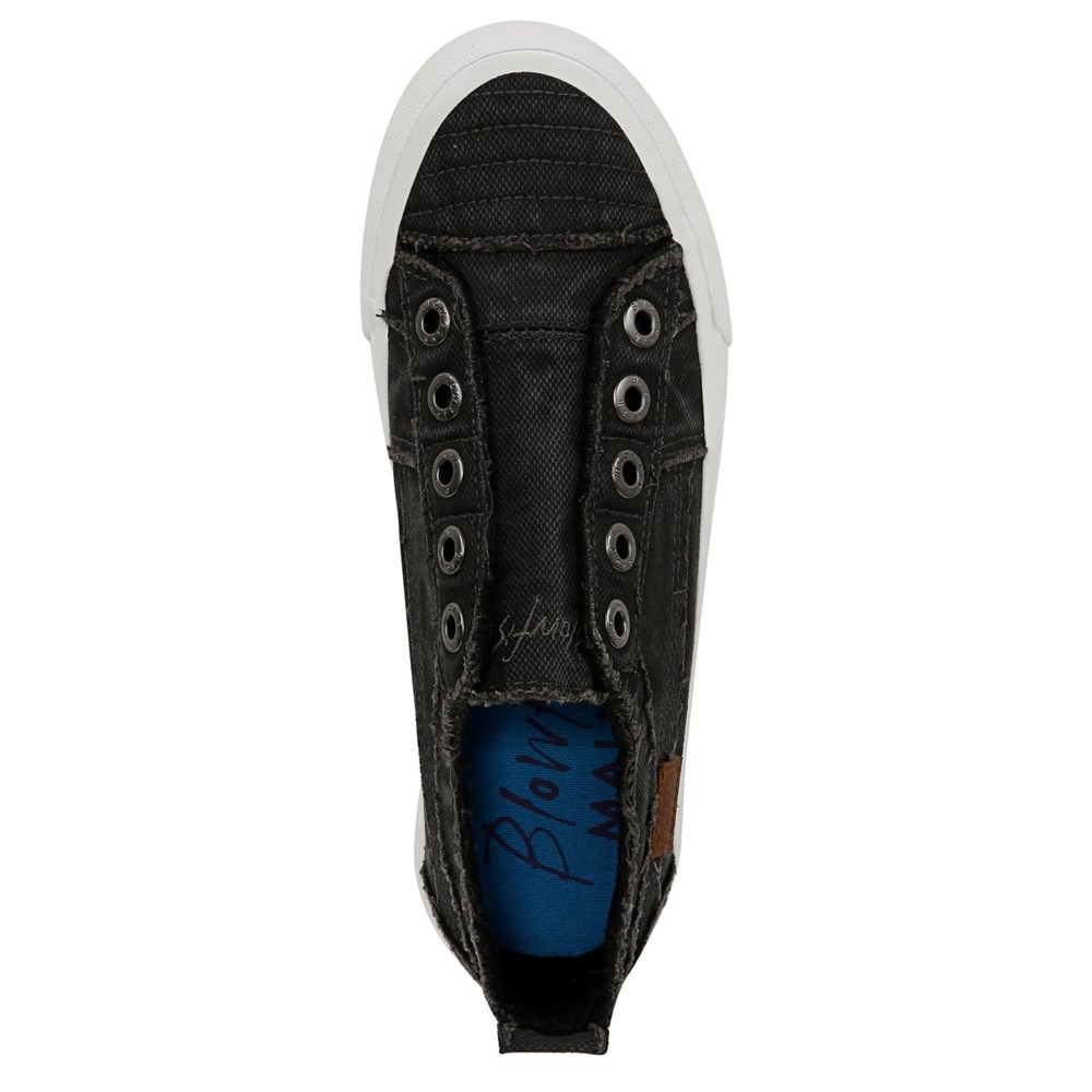 Blowfish Women\'s Play Slip On Sneaker - Black Canvas