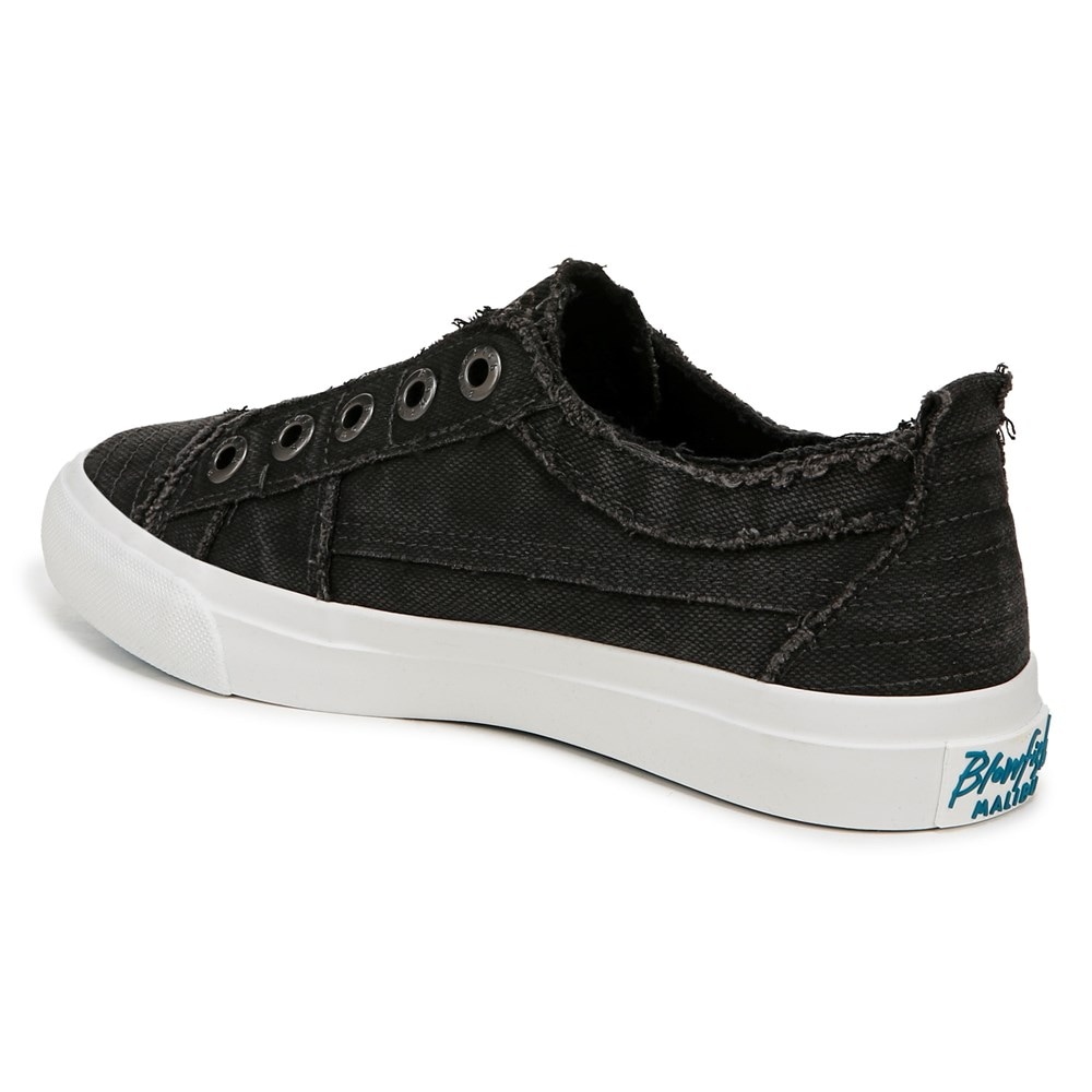 Blowfish Women\'s Play Slip On Sneaker - Black Canvas