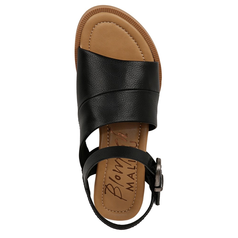 Blowfish Women\'s Ardice Sandal - Black Faux Leather
