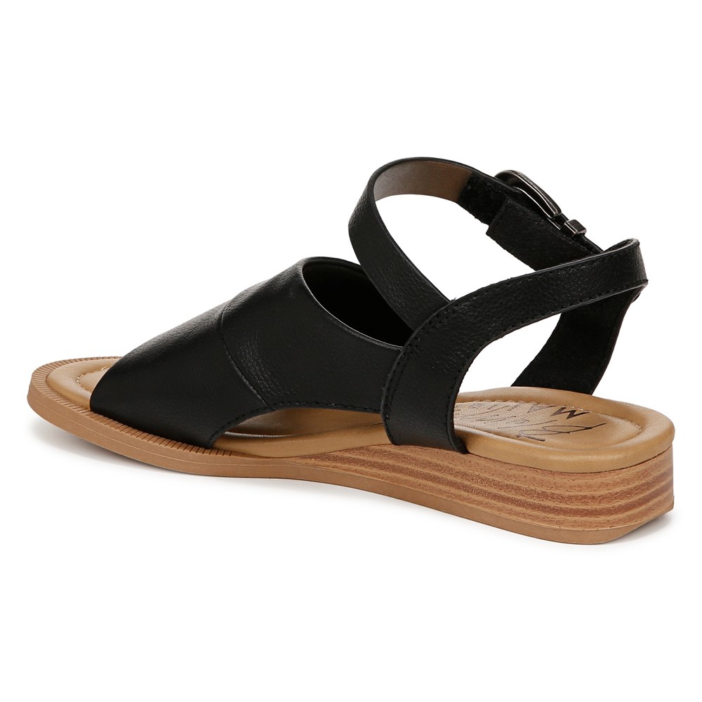 Blowfish Women\'s Ardice Sandal - Black Faux Leather