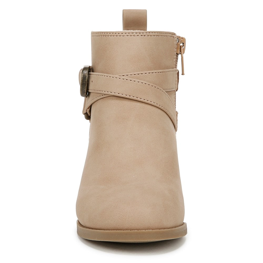 Blowfish Kids\' Posh-K Wedge Bootie Little/Big Kid - Cashew Faux Leather/Knit