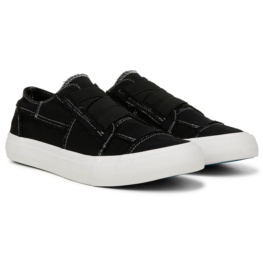 Blowfish Women's Marley Slip On Sneaker - Black Canvas