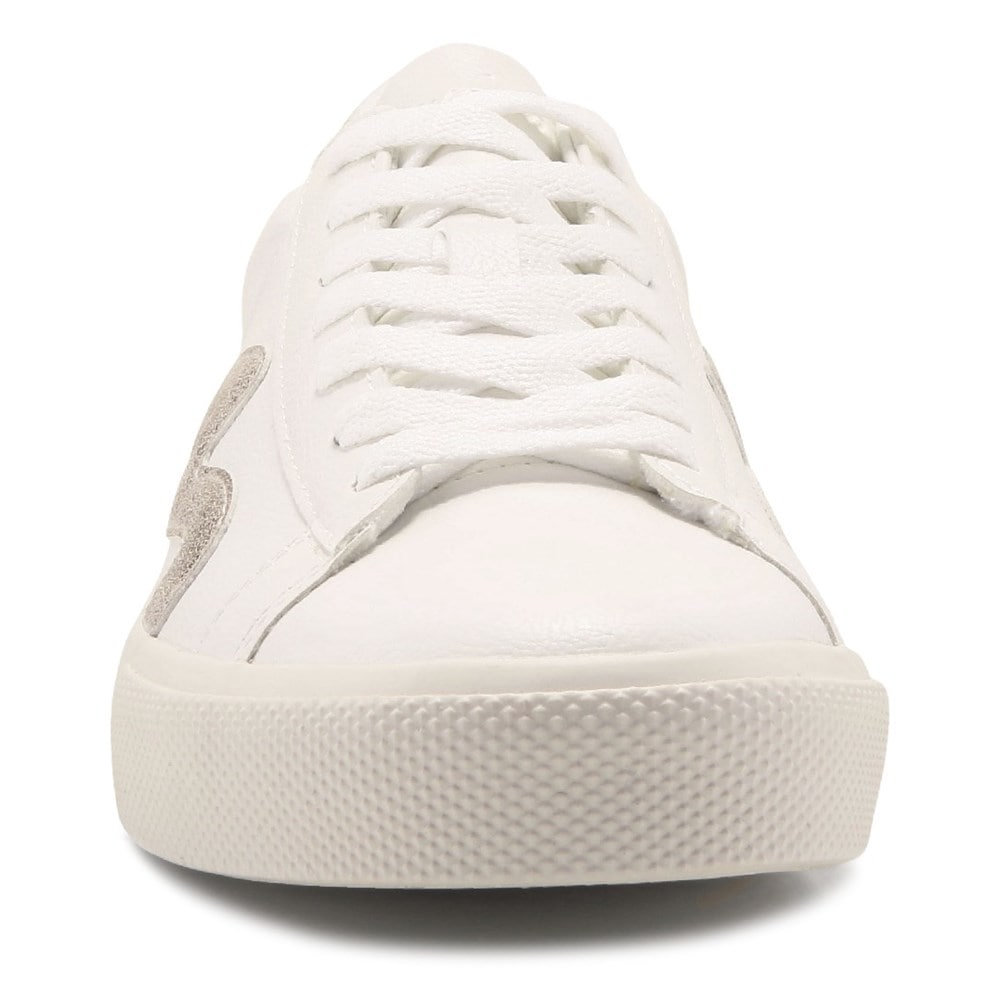 Blowfish Women\'s Vice Lace Up Sneaker - White/Gold