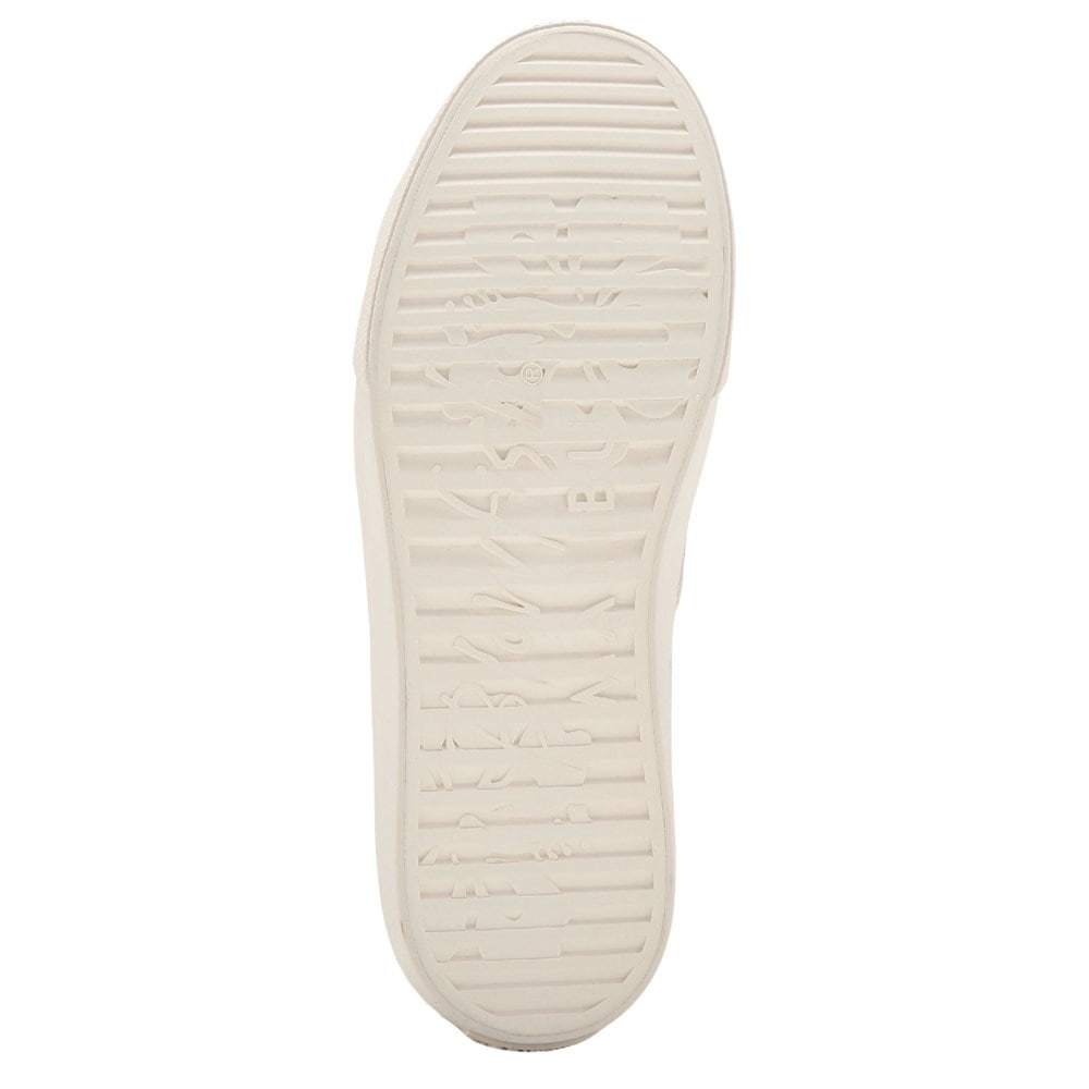 Blowfish Women\'s Vice Lace Up Sneaker - White/Gold