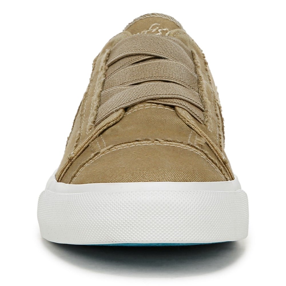 Blowfish Women\'s Marley Slip On Sneaker - Cream Coffee Canvas