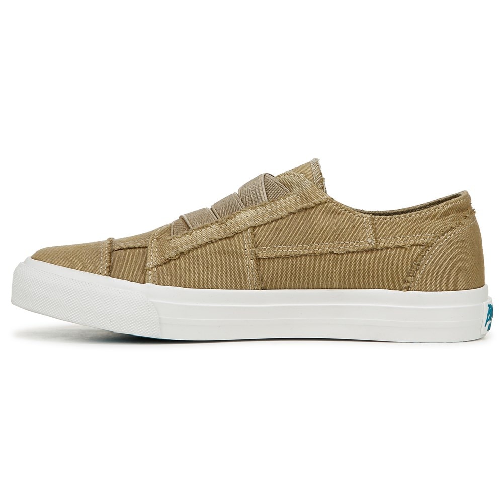 Blowfish Women\'s Marley Slip On Sneaker - Cream Coffee Canvas