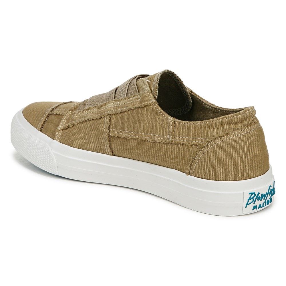 Blowfish Women\'s Marley Slip On Sneaker - Cream Coffee Canvas