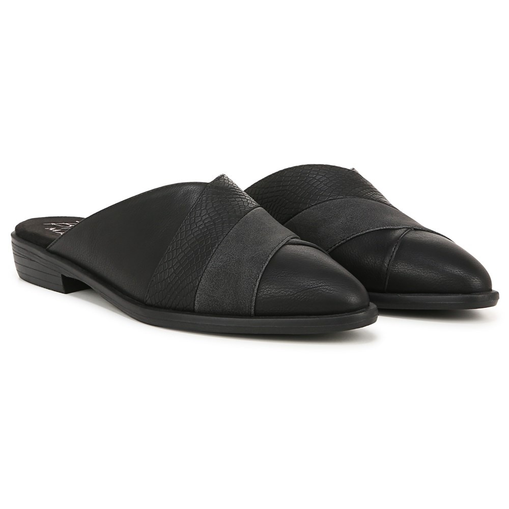 Blowfish Women's Hazel Mule - Black Faux Leather