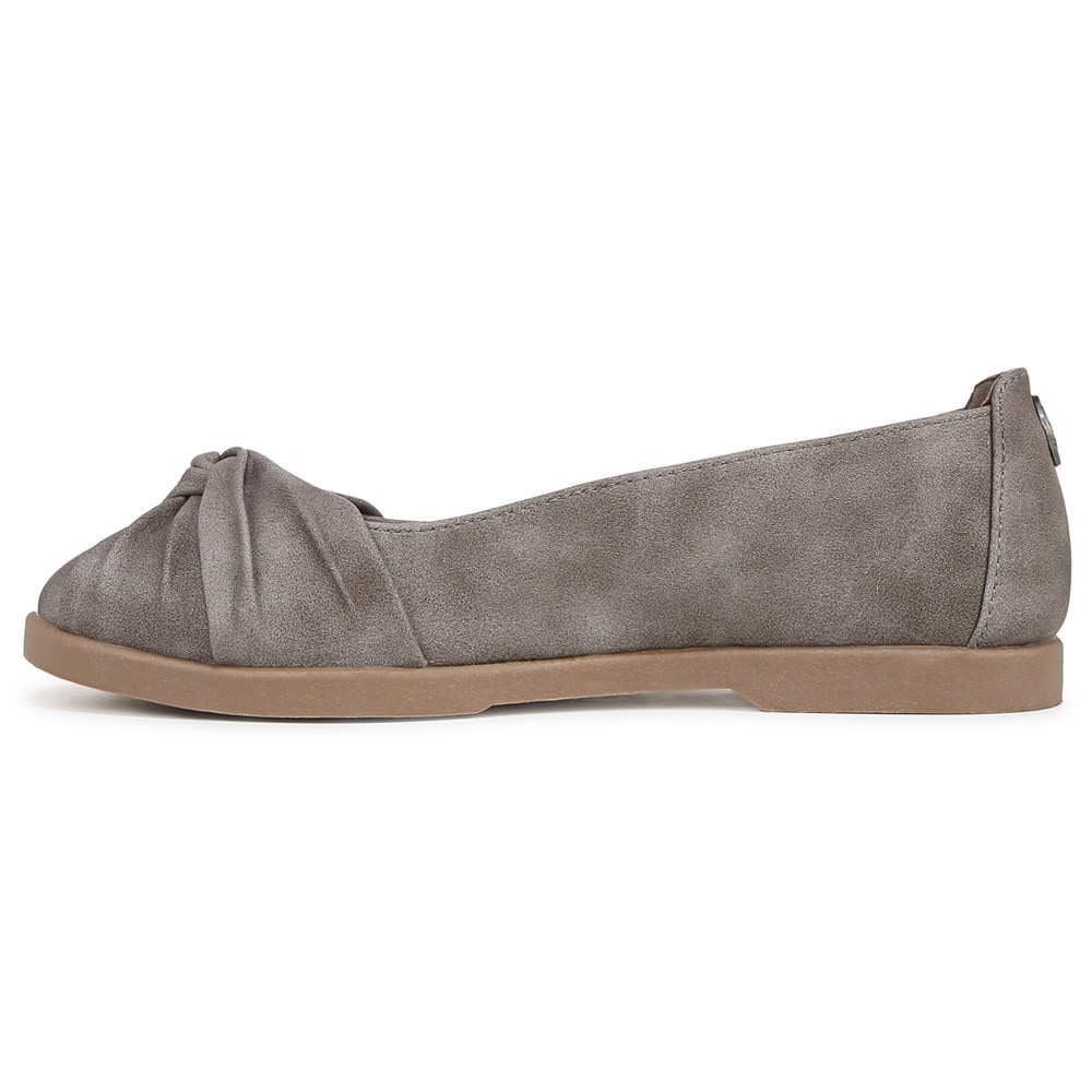 Blowfish Women\'s Emily Ballet Flat - Grey Faux Nubuck