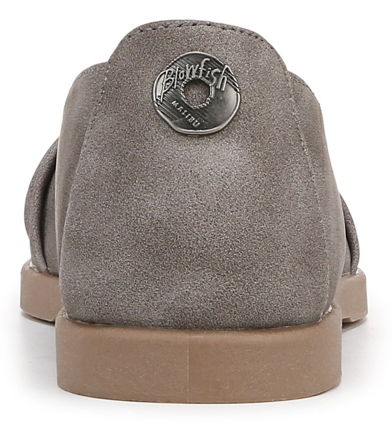 Blowfish Women\'s Emily Ballet Flat - Grey Faux Nubuck