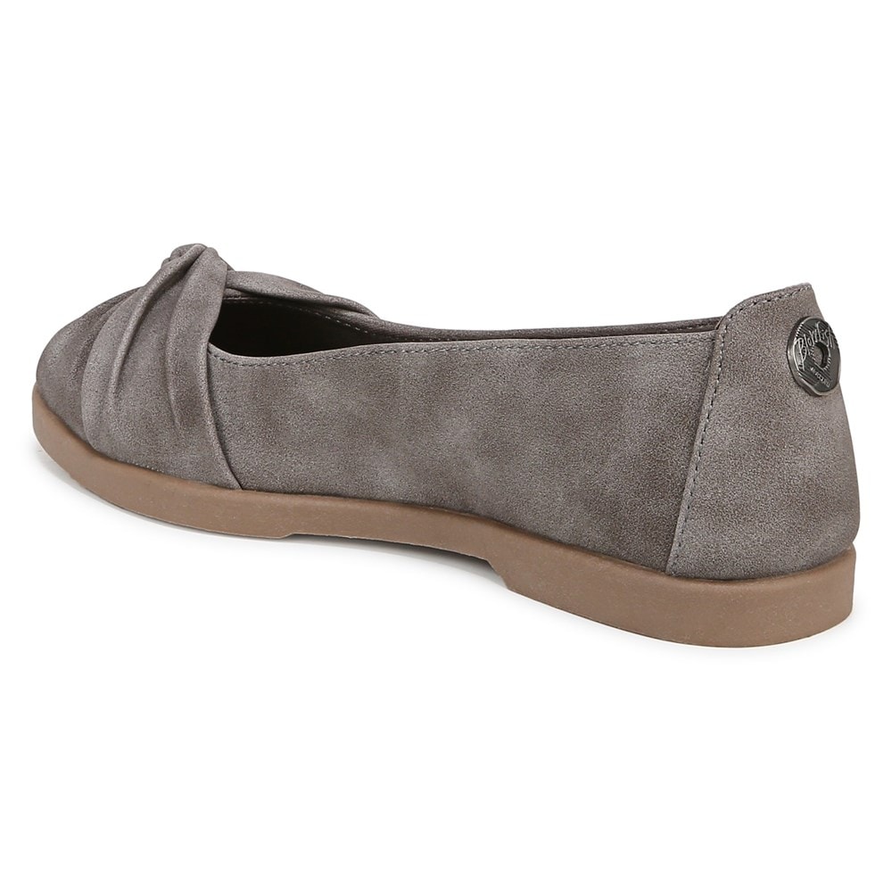 Blowfish Women\'s Emily Ballet Flat - Grey Faux Nubuck