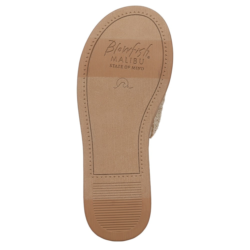Blowfish Women\'s Marshlo Wedge Sandal - Tan Raffia