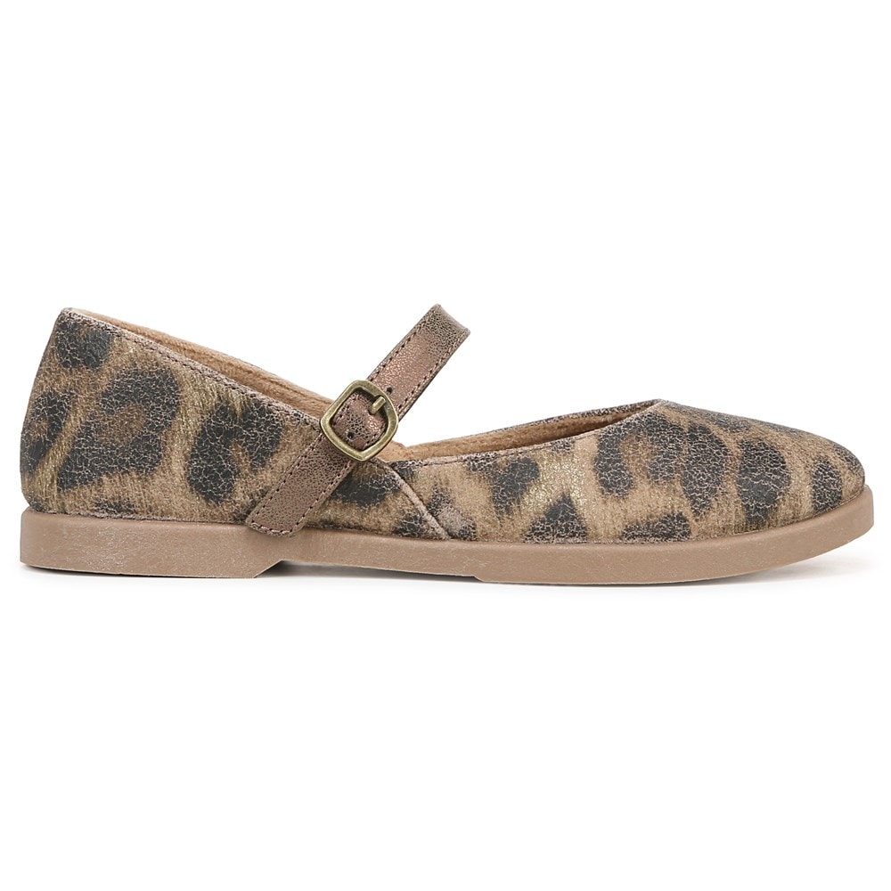 Blowfish Women\'s Empower Mary Jane Flat - Leopard Animal Print