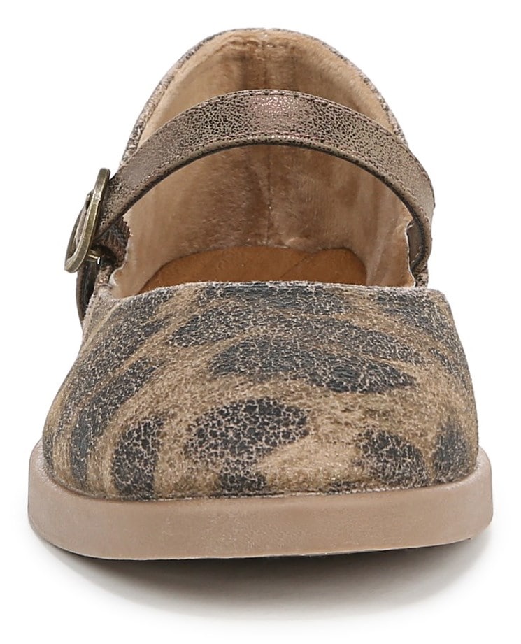 Blowfish Women\'s Empower Mary Jane Flat - Leopard Animal Print