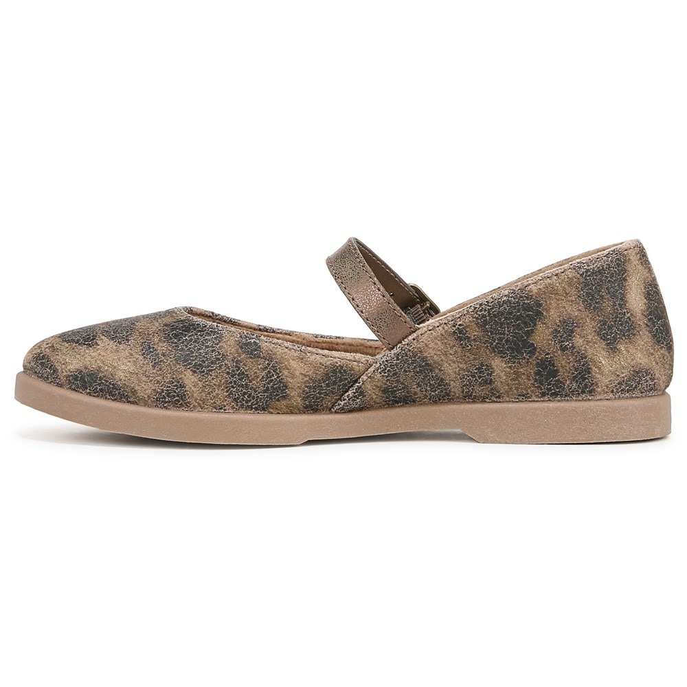 Blowfish Women\'s Empower Mary Jane Flat - Leopard Animal Print