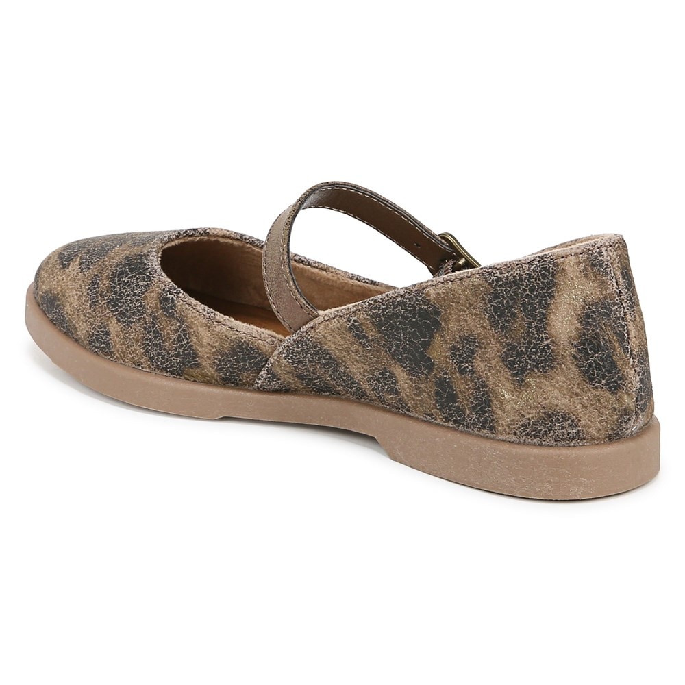 Blowfish Women\'s Empower Mary Jane Flat - Leopard Animal Print