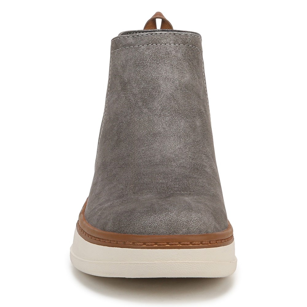 Blowfish Women\'s Charming Wedge Sneaker Boot - Charcoal Faux Leather